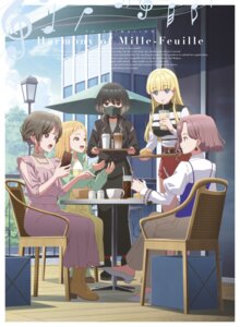 disc_cover dress fujishiro_mizuki heels minami_karin sengoku_kikka tagme tamaki_reira utagoe_wa_mille-feuille zoy_dlaumay