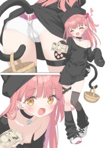 Rating: Questionable Score: 37 Tags: animal_ears breasts dress garter kani_biimu loli mikane_sebiri nekomimi nipple_slip no_bra skirt_lift tail thighhighs valentine User: himeno_nanako