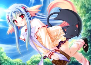 animal_ears inumimi lump_of_sugar moekibara_fumitake neko nursery_rhyme seifuku shikishima_krile tail
