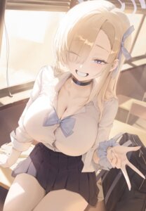 Rating: Safe Score: 38 Tags: blue_archive cleavage daengj ichinose_asuna open_shirt seifuku skirt_lift User: 弱受猫