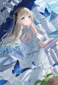 dress emori_miku_project haruhiruri umbrella