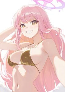 Rating: Questionable Score: 30 Tags: angel bikini_top blue_archive heine_(haloo1101) misono_mika selfie swimsuits wings User: VigorousMMM