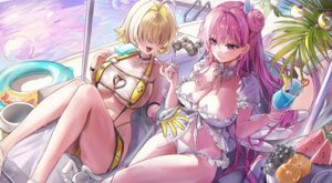 Rating: Questionable Score: 25 Tags: bikini dorothy_(nikke) elegg goddess_of_victory:_nikke mungduck see_through swimsuits wet wings User: BattlequeenYume