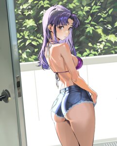 Rating: Questionable Score: 30 Tags: ass bikini_top katsuragi_misato neon_genesis_evangelion shiliu_xian_xian_xian swimsuits torn_clothes User: KenB