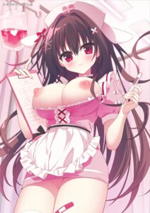 Rating: Explicit Score: 47 Tags: animal_ears bandaid breasts bunny_ears matsumiya_kiseri nipples no_bra nopan nurse pussy skirt_lift thighhighs tsugiri_noa uncensored User: MinatoYukino