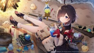 atelier atelier_yumia azur_lane crossover flammi gun heels ikeuchi_tanuma koei_tecmo manjuu_(azur_lane) yumia_liessfeldt
