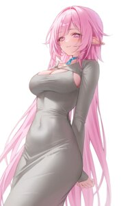 cyrene dress honkai:_star_rail mohaka no_bra pointy_ears