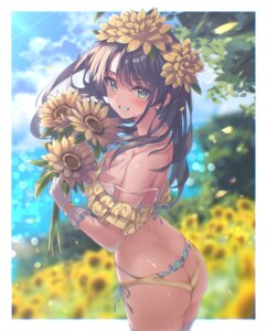 Rating: Questionable Score: 50 Tags: absent ass bikini hololive oozora_subaru swimsuits thighhighs thong wet User: KenB