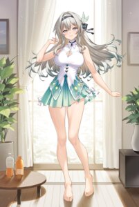 Rating: Safe Score: 34 Tags: cleavage firefly honkai:_star_rail merufena skirt_lift User: Arsy