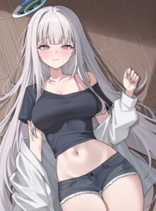 Rating: Questionable Score: 50 Tags: blue_archive halo lanhua227 torn_clothes ushio_noa User: VigorousMMM