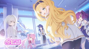 breast_hold garter ichijo_shirona kuchiba_rami mecha momozono_meru muv-luv muv-luv_girls_garden narutaki_nanairo pantyhose seifuku sweater tagme tsukigase_chiyuru