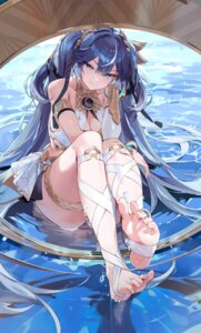 bra choyeon feet garter iuno wet wuthering_waves