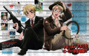 Rating: Safe Score: 1 Tags: america business_suit crease fixme gun hetalia_axis_powers kannan_masaaki male megane united_kingdom weapon User: Reverseshin