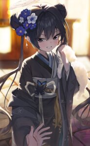 blue_archive halo kimono rosu_1109 ryuuge_kisaki