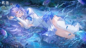 Rating: Questionable Score: 6 Tags: cantarella dress ergouzi_echo heels no_bra skirt_lift stockings tattoo thighhighs wet wuthering_waves User: moonian