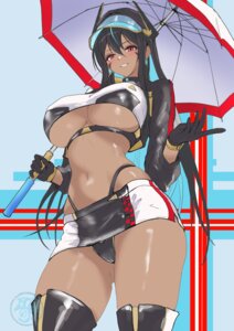 Rating: Questionable Score: 32 Tags: 1977_oj3 cameltoe goddess_of_victory:_nikke indivilia_(nikke) no_bra pantsu skirt_lift thighhighs umbrella underboob User: Genex