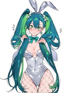 Rating: Questionable Score: 63 Tags: animal_ears bunny_ears bunny_girl detexted fishnets no_bra pantyhose qiandaiyiyu rin_(qiandaiyiyu) User: lacepanties