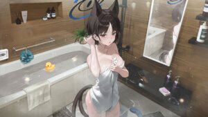 Rating: Questionable Score: 41 Tags: animal_ears blue_archive halo kiryuu_kikyou nea_77 nekomimi tail towel wet User: BattlequeenYume