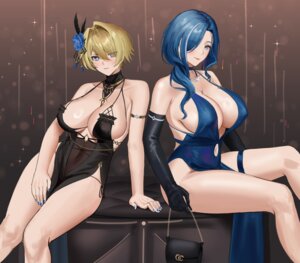 Rating: Questionable Score: 23 Tags: anoreika_tomoe dp-12_(girls_frontline) dress erect_nipples garter girls_frontline girls_frontline_2:_exilium no_bra nopan pantsu see_through string_panties vsk-94_(girls_frontline) User: Genex