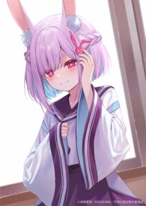 Rating: Safe Score: 27 Tags: animal_ears bunny_ears fukahire jingai_kyoushitsu_no_ningengirai_kyoushi seifuku usami_sui User: VigorousMMM