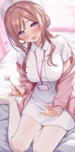 Rating: Safe Score: 41 Tags: chiyosuke_(nosuke21) gakuen_idolm@ster himesaki_rinami nurse pantyhose the_idolm@ster User: Arsy