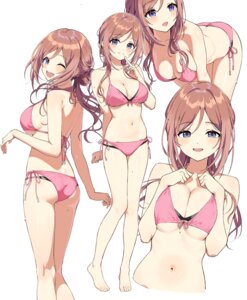 ass bikini bikini_top gakuen_idolm@ster gin00 himesaki_rinami swimsuits the_idolm@ster wet