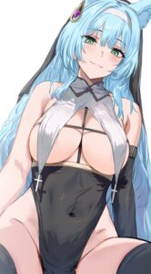 animal_ears hews no_bra nopan nun thighhighs