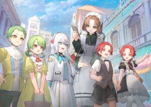 dress katana_canata kyouran_reijou_nia_liston maid nia_liston seifuku