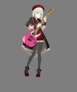 bang_dream! bang_dream!_ave_mujica guitar heels pantyhose see_through tagme transparent_webp uniform wakaba_mutsumi