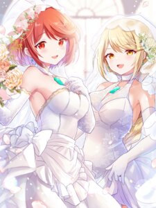 Rating: Safe Score: 20 Tags: dress hikari_(xenoblade_2) homura_(xenoblade_2) no_bra see_through skirt_lift ui_frara wedding_dress xenoblade_(series) xenoblade_2 User: himeno_nanako