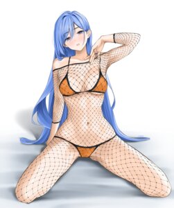 bikini chaesu fishnets minah_(chaesu) swimsuits
