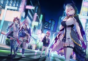 Rating: Questionable Score: 21 Tags: animal_ears dress fishnets garter headphones horns japanese_clothes moonstone see_through seifuku stockings thighhighs yamakaze_ran User: moonian