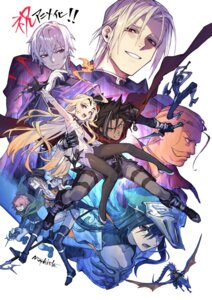 armor bandages dotta_luzulas garter jayce_partiract mephist monster neely norgalle_senridge pantyhose patausche_kivia rhyno tatsuya_(yuushakei) teoritta thighhighs tsav venetim_leopool weapon xylo_forbartz yuushakei_ni_shosu