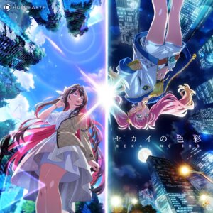 azki_(hololive) crossover disc_cover holoearth hololive tagme uniform