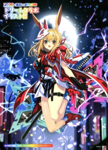 animal_ears bunny_ears garter shino_(eefy) sword