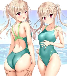 ass kakenuke_seishun_sparking! kashima_riri ncontrail_(mgax7527) swimsuits