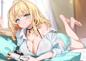 Rating: Questionable Score: 26 Tags: bra dress_shirt hong lingerie open_shirt see_through User: Anonymous