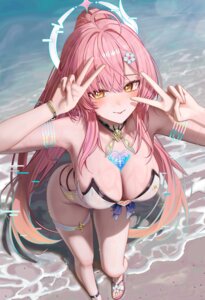 Rating: Questionable Score: 76 Tags: aemeath garter ruzhai swimsuits tattoo wet wuthering_waves User: lacepanties