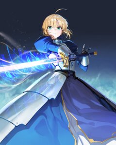 Rating: Safe Score: 25 Tags: armor artoria_pendragon_(fate) dress fate/stay_night shiliu_xian_xian_xian sword User: VigorousMMM