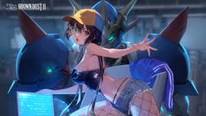 Rating: Questionable Score: 29 Tags: brown_dust_ii fishnets mecha no_bra origami pantyhose rafina torn_clothes wallpaper User: blooregardo