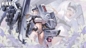 armor bandages goddess_of_victory:_nikke mecha_musume pantsu snow_white_(nikke) tagme torn_clothes wallpaper