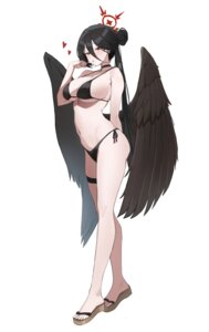 Rating: Questionable Score: 14 Tags: angel bikini blue_archive garter hanekawa_hasumi rimmon swimsuits wings User: BattlequeenYume