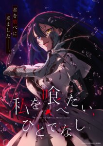 blood dress heterochromia monster_girl oumi_shiori tagme watashi_wo_tabetai_hitodenashi