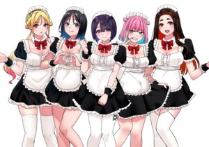 hongou_miyuki kitahara_aoba kusunoki_aroma maid sawaranaide_kotesashi-kun sayamagaoka_chiyo shinjou_takuya stockings sumiyoshi_izumi thighhighs