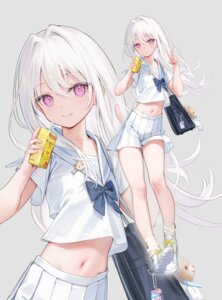 Rating: Safe Score: 9 Tags: mignon seifuku shiro_(mignon) skirt_lift User: hrbzz