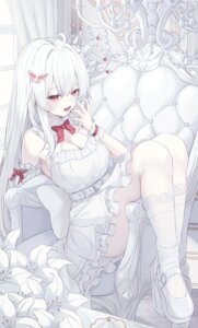 dress no_bra pennosuke skirt_lift