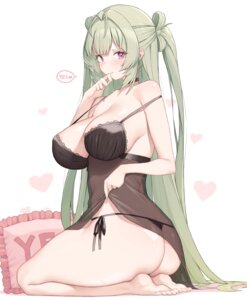 areola ass cloba goddess_of_victory:_nikke lingerie no_bra pantsu see_through soda_(nikke) string_panties thong