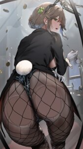 ade_(nikke) animal_ears ass bunny_ears bunny_girl fishnets goddess_of_victory:_nikke megane nonohachi pantyhose tail
