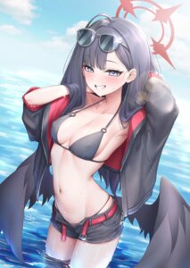 Rating: Questionable Score: 38 Tags: angel bikini blue_archive erect_nipples megane nakamasa_ichika open_shirt royboy swimsuits wet wings User: KenB