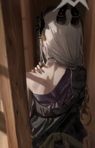 Rating: Safe Score: 9 Tags: blue_archive halo hidulume horns kimono no_bra onikata_kayoko User: Aleax